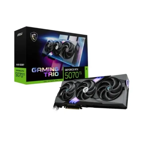 nVIDIA MSI RTX 5070 Ti Gaming Trio OC 16GB 5070Ti Placa de Vídeo PC Computador Gamer