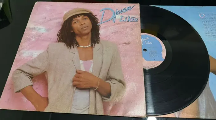 Lp Vinil Djavan Lilás Música Popular Brasileira Cbs 1984 + Encarte