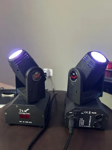 Mini Moving Led Cree Rgbw Dmx Strobo Potência 30w