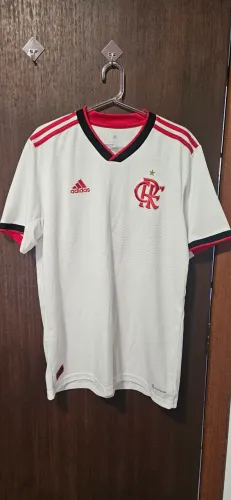 Camiseta Flamengo branca - oficial - atleta