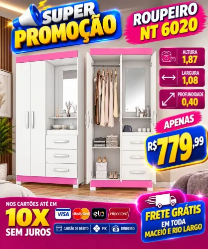 OFERTA ROUPEIRO NT 6020