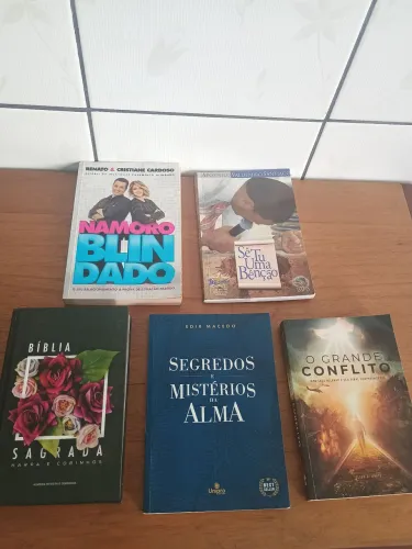 Lote de livros envangelico semi novo 