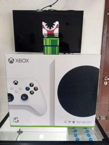 (((LOJA FÍSICA))) XBOX SÉRIES S LACRADO É SEMI-NOVO 