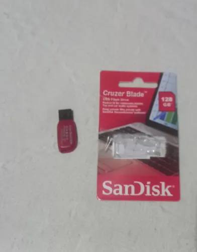 Pen drive 128GB san disk com jogos ps2(Leia o anuncio)