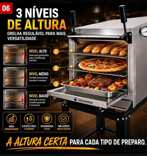 Forno a gás Venâncio