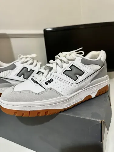 TÊNIS NEW BALANCE 550 BRANCO/CINZA ORIGINAL