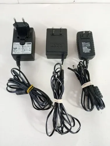 kit 3 fontes carregador 12v 5v 9v bivolt