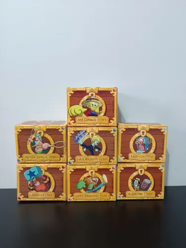 Lote de 7 Miniaturas MC Donalds One Piece
