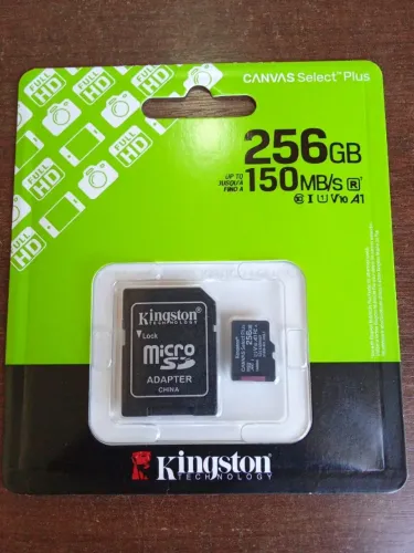 CARTÃO DE MEMORIA 256GB MICRO SD 150MB/S CANVAS SELECT SDCS3/256GB - KINGSTON