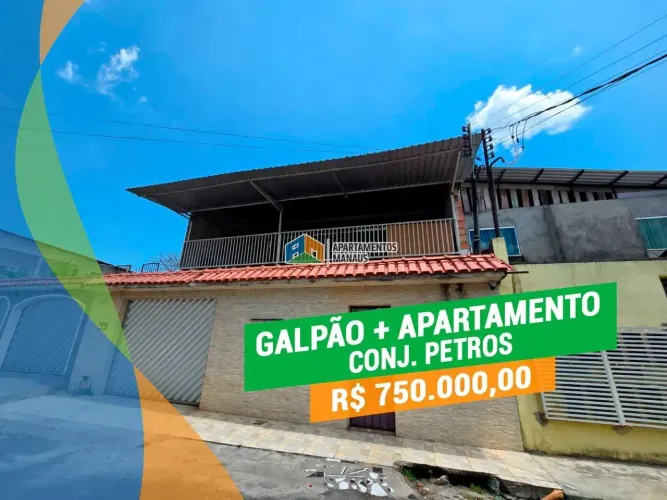 Galpão comercial misto no Conj. Petros