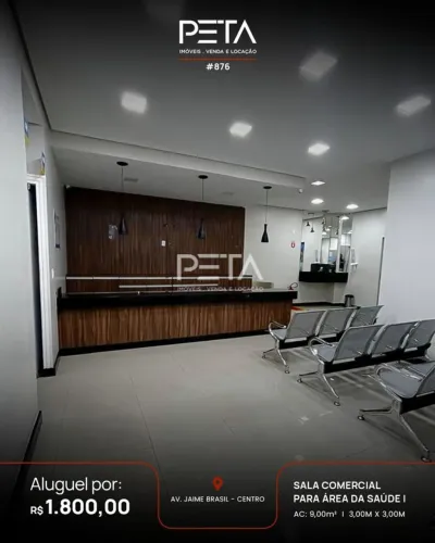 Salas Comerciais na area da saúde para Locação, Centro - Boa Vista