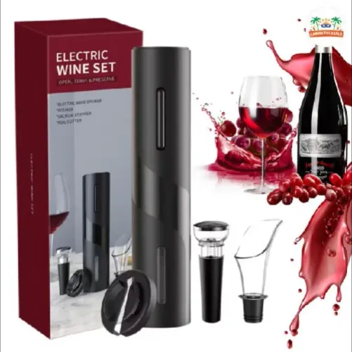 Abridor De Vinho Elétrico Automático Saca Rolha