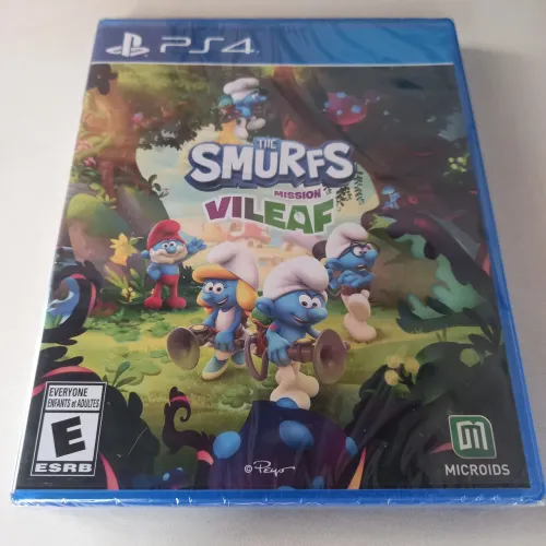 Jogo Ps4 Smurfs Mission Vileaf - Lacrado