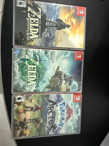 Nintendo switch OLED com jogos