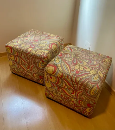 Pufes decorativos