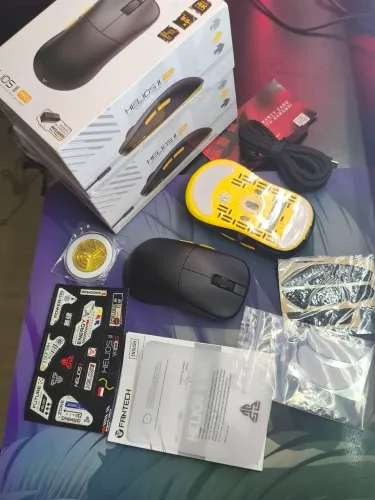 Mouse fantech hélios 2 pro, só funciona no bluetooth e cabo!