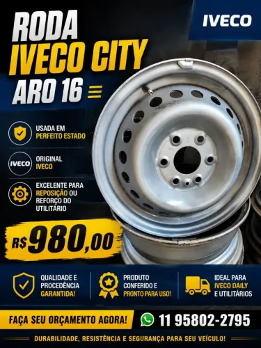 Roda aro 16 Iveco city