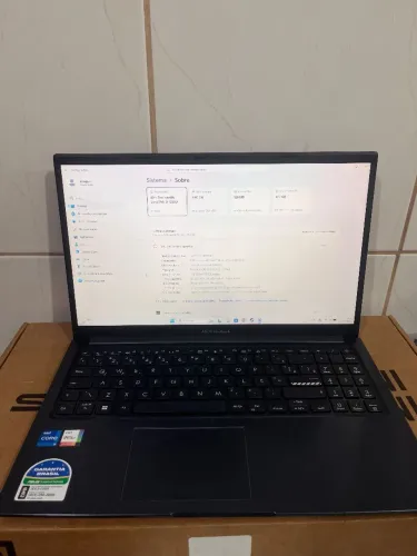 Notebook ASUS VIVOBOOK I5 1235U 8GB RAM 500GB SSD NVME COM CAIXA E NOTA FISCAL