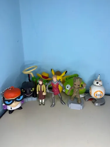 Lote dexter, Pikachu, angry birds, Star Wars, como treinar o seu dragão e etc
