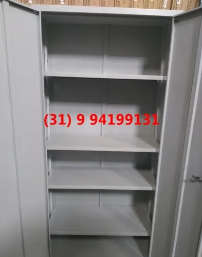 Armário de aço Novo 1,98x90x40 PA90 Com Chave Frete Gratis