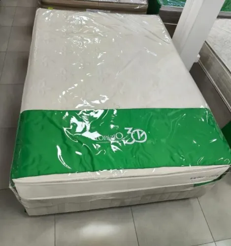 Conjunto Box de Casal Queen Naturalle 1,58x1,98x30cm - Topázio