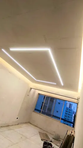 Sanca Iluminada com perfil de Leed 