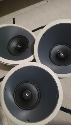 Kit de alto falantes de teto + subwoofer para home theater, Polk Audio, Absolute, Paradigm