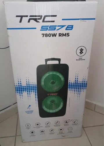 Caixa de som Trc 780w RMS