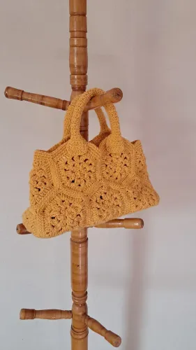 Bolsa de crochê Amarela/Mostarda
