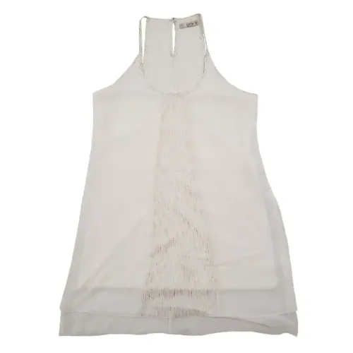 Vestido Chifon Original Branco Reveillon Festa Tamanho M