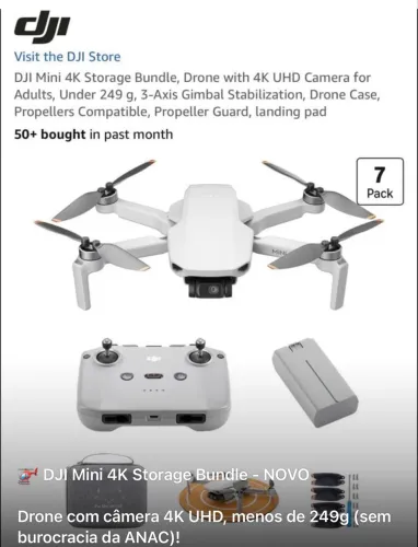 Drone Dji Mini 4k - Lacrado