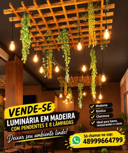Luminária grande