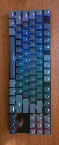 Teclado Keychron K1 SE Full RGB Switch Ótico hot swap + switch mint