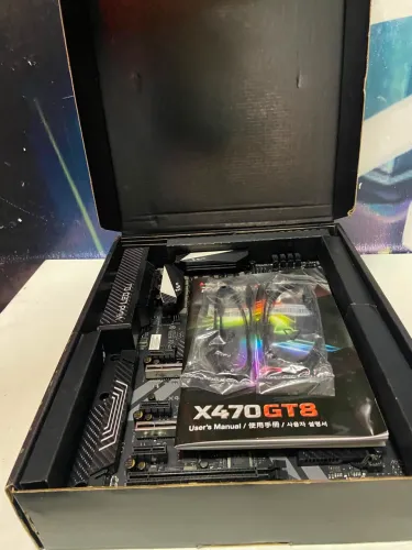 ? Placa-Mãe Biostar Racing X470 GT8 - Alto Desempenho para Gamers e Criadores! ?
