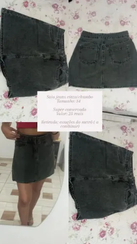 Saia jeans