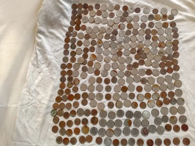 Moedas de 1 centavo