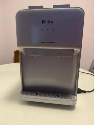 Bebedouro/Dispensador de Água Philco Turbo Compressor - Gelada e Natural + 2 Galões Vazios