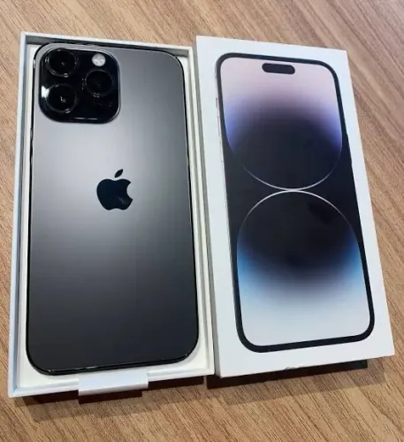 Vendo esse iPhone 14 Pro Max com caixa e nota fiscal 