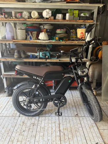 Bicicleta elétrica v8 pro Max 170km de autonomia