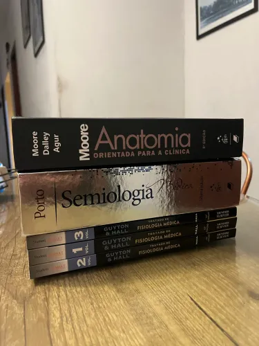Livro MEDICINA kit completo ANATOMIA CLÍNICA ,SEMIOLOGIA e FISIOLOGIA MÉDICA
