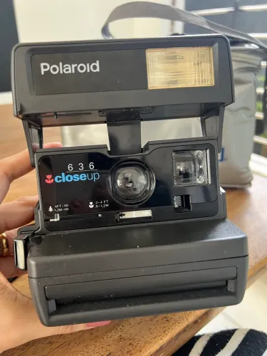 Polaroid 636 Closeup Vintage Completa Caixa Bolsa Manual Original