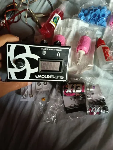 Máquina de tatuagem,kit completo 