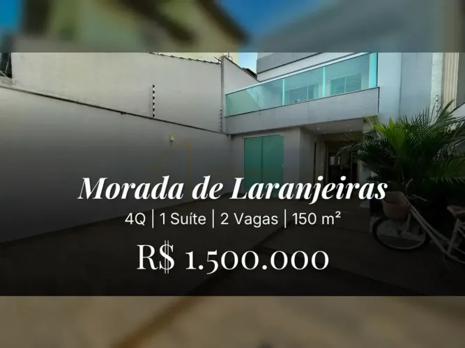 Seu Novo Lar: Ampla Casa com Escritório em Morada de Laranjeiras
