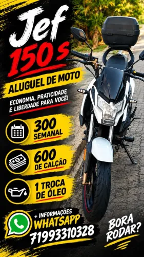 Moto pra alugar.