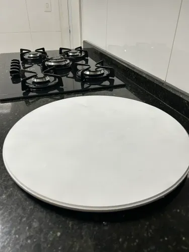 Tábua Giratória Redonda 46 cm Petisqueira ideal Queijos, Frios , Aperitivos etc