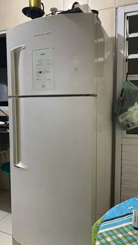Geladeira Brastemp Frost Free Duplex 375L Branca com - 110V
