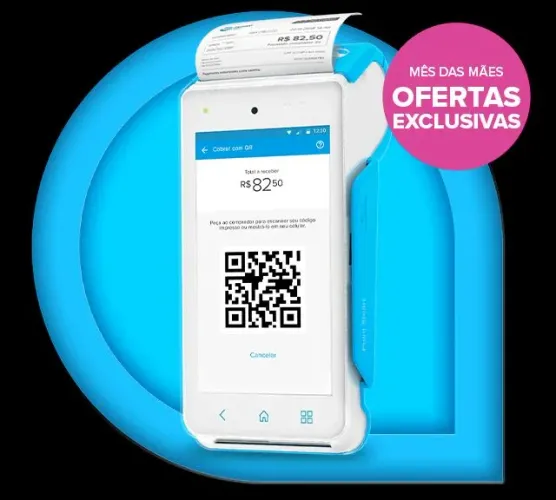 Point Smart 2 Amarela A maquininha que acelera suas vendas
