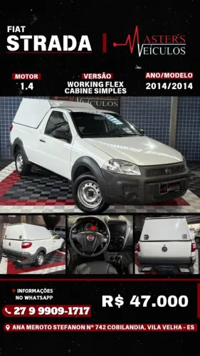 Fiat Strada Working 1.4 MPI Fire Flex 8V CS 2014