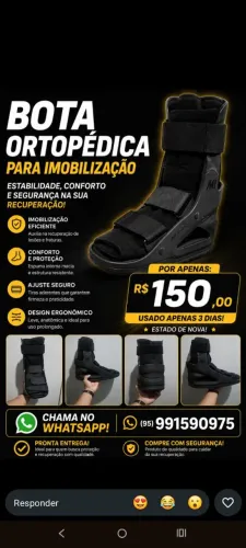Bota ortopédica 