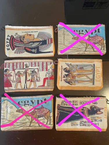 Bolsa / carteira / necessarie / porta celular / bolsinha do Egito